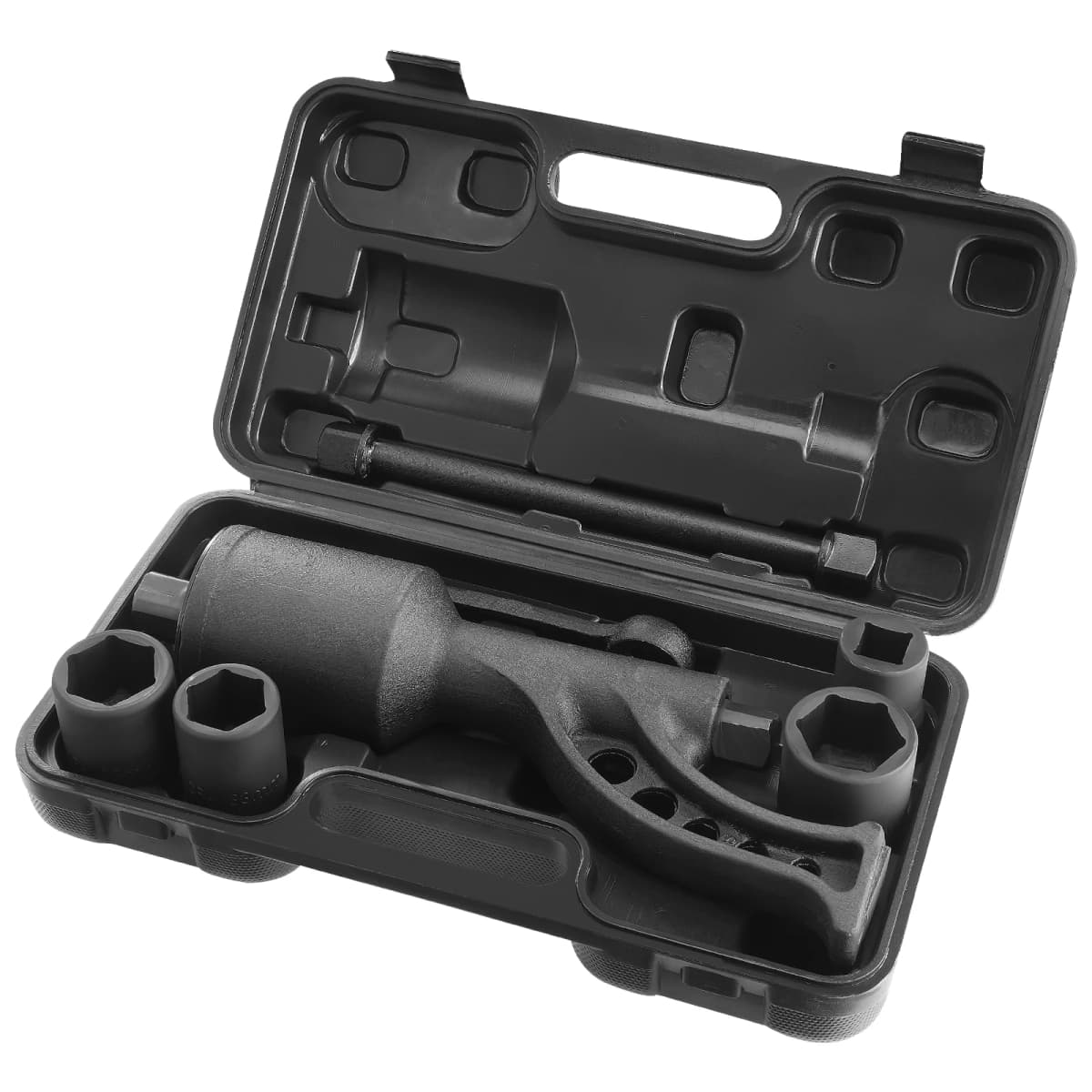 SucceBuy Torque Multiplier 1 In Drive Lug Nut Wrench Set 4800/6800 N.m Lug Nut Remover Includes 4/8 Sockets and Storage Case