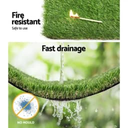 Artificial Grass 20SQM 20mm Synthetic Lawn Turf 1mx10m 4 Color Durable Outdoor Garden Decor