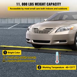 SucceBuy Cable Protector Ramp 5 Packs 2 Channels Speed Bump Hump 11000 LBS Load Capacity Protective Wire Cord Ramp