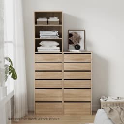6 Drawer Tallboy Pine Dresser Chest of Drawers Wooden Storage Cabinet Bedroom Furniture