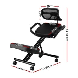 Kneeling Ergonomic Office Chair Home Knee Seat Posture Support Back Stretch Rest Adjustable Comfort Desk Chair