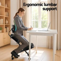 Kneeling Ergonomic Office Chair Home Knee Seat Posture Support Back Stretch Rest Adjustable Comfort Desk Chair