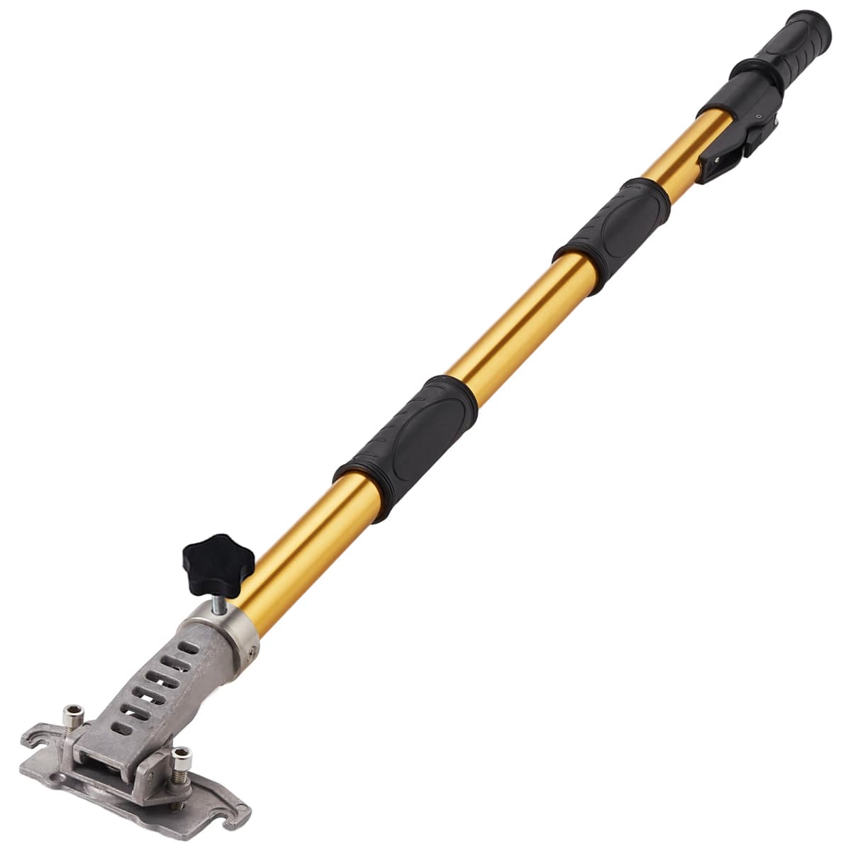 SucceBuy Drywall Flat Box Handle 40''-64'' Anodized Aluminum 5-Section Length Adjustable Non-Slip Grip Plasterboard Wallboard