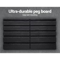 60 Pcs Wall Mounted Storage Bin Rack Organizer Heavy Duty Plastic Parts Storage Bins for Garage Workshop Tool and Hardware Sorting