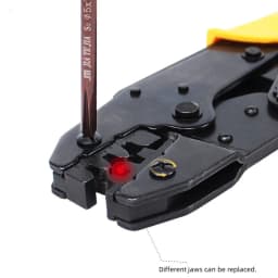 10Pcs/Set Ratchet Crimper Plier Crimping Tool Cable Wire Electrical Terminals