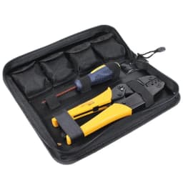 10Pcs/Set Ratchet Crimper Plier Crimping Tool Cable Wire Electrical Terminals