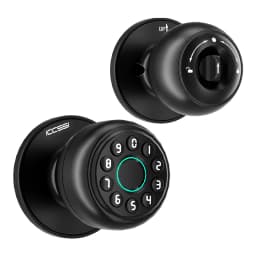 ICCSSI Spherical Lock Tuya Smart Lock Digital Electronic Lock Unlock Fingerprint/Password/Key/Bluetooth for Airbnb Home K10CPLUS