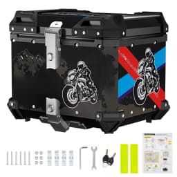 65L Motorcycle Aluminum Top Box Tail Rear Luggage Storage Tool Cases for BMW R1200GS R1250GS R1200GS 1200 GS LC ADV Helmet Box