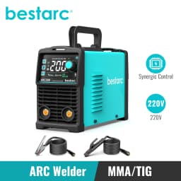 Bestarc 200A Stick Welder ARC MMA Lift TIG 220V IGBT Inverter LED Display Hot Start
