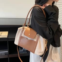 Casual Large Capacity Women'S Crossbody Bag Retro Matte Handbag Pillow Shaped Shoulder Bag Urban Minimalist Style