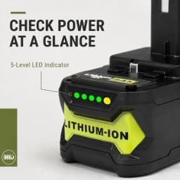 For RYOBI 18V High‑Performance Lithium Battery Low Self‑Discharge Fit All Power Tools Replace P104 P107 P108 P109