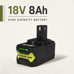 For RYOBI 18V High‑Performance Lithium Battery Low Self‑Discharge Fit All Power Tools Replace P104 P107 P108 P109