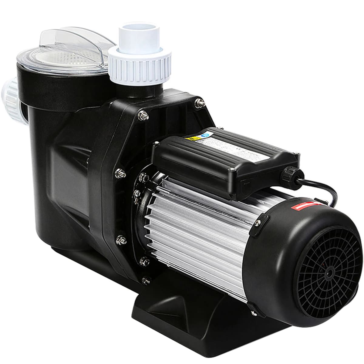 SucceBuy2.5HP Pool Pump Motor With Strainer Basket 1850W Water Pump Aquarium Swimming Pool Pump Circulation Pump Above In Ground