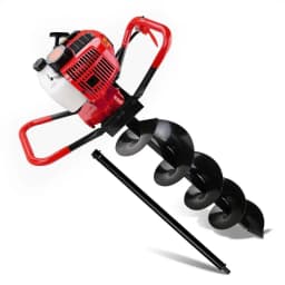 200mm Petrol Post Hole Digger Auger Extension Bit Heavy Duty Earth Drill Tool