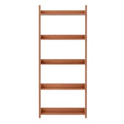Bookshelf Floating Shelf Capiz Oak Wall Mounted Storage Display Shelf for Living Room Bedroom Home Decor
