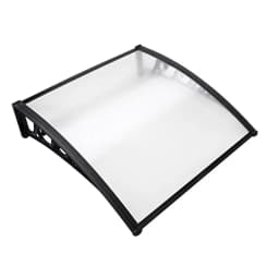 Window Door Awning 1x1m Transparent Rain Shelter Canopy Outdoor Entrance Protection Panel