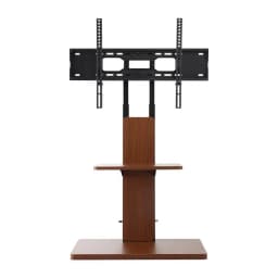 Universal Wood TV Stand Swivel Height Adjustable Tray for 32 to 70 Inch TVs
