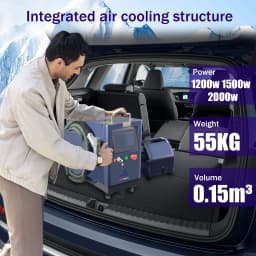 4 in 1 Air Cooled Laser Machine Strong Cutting Welding Cleaning for Metal 2000W Air Cooling Handheld Laser Welder Welding Guns
