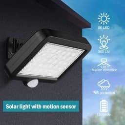 56LED Solar Lights Split Wall Lamp Motion Sensor Sunlight Light 3 Mode Outdoor Waterproof Emergency Street Garden Security Light