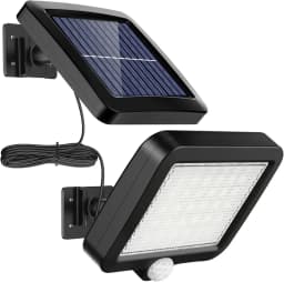 56LED Solar Lights Split Wall Lamp Motion Sensor Sunlight Light 3 Mode Outdoor Waterproof Emergency Street Garden Security Light