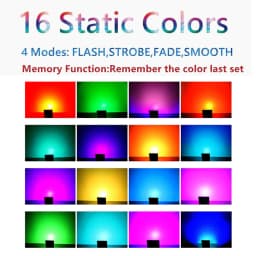 LED Flood Light 50W/100W RGB Floodlight Color Changing Spotlight AU Plug Outdoor Lamp