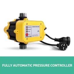 2000W 4 Stage Garden Water Pump High Pressure Irrigation Booster Pump Automatic Multi Stage External Sprinkler Pump for rainwater Tank Transfer Home Farm Lawn Yellow