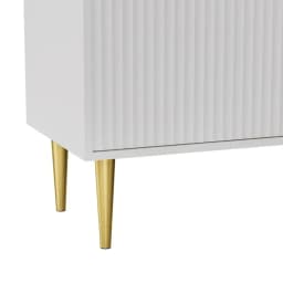 White TV Cabinet Entertainment Unit Storage Stand 180CM Modern Living Room Furniture