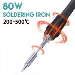 700W Solder Rework Station 2 in 1 Soldering Iron Kit Hot Air Heat Gun Station