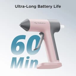 Cordless Hot Glue Gun 4V USB‑C Rechargeable Mini Hot Melt Glue Gun with Battery 30s Fast Heating, Anti‑Drip Nozzle, Comes With 7*140mm Hot Glue Sticks Portable Glue Gun For Crafts DIY Projects & Home Repairs