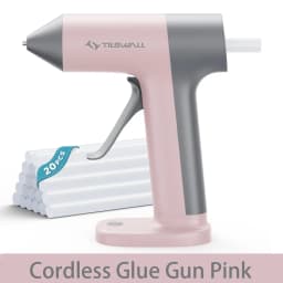 Cordless Hot Glue Gun 4V USB‑C Rechargeable Mini Hot Melt Glue Gun with Battery 30s Fast Heating, Anti‑Drip Nozzle, Comes With 7*140mm Hot Glue Sticks Portable Glue Gun For Crafts DIY Projects & Home Repairs