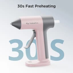 Cordless Hot Glue Gun 4V USB‑C Rechargeable Mini Hot Melt Glue Gun with Battery 30s Fast Heating, Anti‑Drip Nozzle, Comes With 7*140mm Hot Glue Sticks Portable Glue Gun For Crafts DIY Projects & Home Repairs