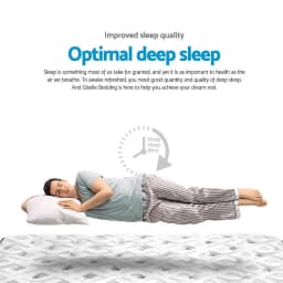 24cm Super Firm Double Mattress High Density Support Breathable Comfortable Sleep Bed Mattress for Home Bedroom Furniture