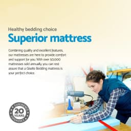 24cm Super Firm Double Mattress High Density Support Breathable Comfortable Sleep Bed Mattress for Home Bedroom Furniture