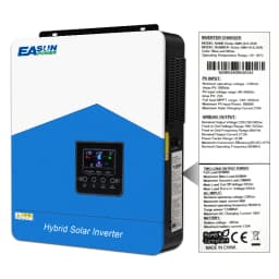 EASUN POWER 6.2KW 48V Off Grid Hybrid Solar Inverter Pure Sine Wave Built-in 120A MPPT Solar Charge Controller PV 60V-500VDC Home Solar Power System Suitable for Australian Homes Shipped from Australia Local Warehouse