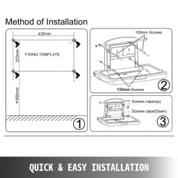 SucceBuy Baby Changing Station Commercial Wall Mounted Baby Diaper Changing Table Fold Down Vertical Baby Changing Table