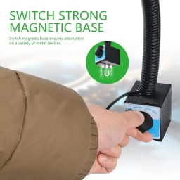 9W LED CNC Machine Lathe Light with Magnetic Base Flexible Gooseneck Work Lamp
