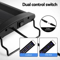 120CM Full Spectrum Aquarium Light LED Plant Fish Tank Lamp Adjustable Brightness Freshwater Marine Tank Lighting