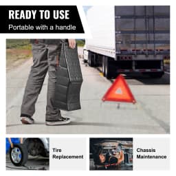 VEVOR Car Ramp Low Profile Car Service Ramp 20000 lbs/10 Ton Loading Capacity 5.5" Lift Height Car Ramp Heavy Duty Tire Ramp