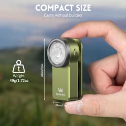 Wurkkos HD03 Clip-On Flashlight 680LM USB-C Rechargeable Pocket Flashlight Mini Spotlight/Work Light Portable EDC RGB Flashlight Magnetic Compact Flat Flashlight Ideal for Camping Repairs, and Cycling Shipped from Australia