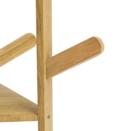 Bamboo Clothes Rack Airer Coat Stand with 9 Hooks Freestanding Garment Organizer for Home Entryway Storage
