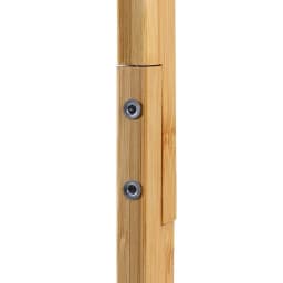 Bamboo Clothes Rack Airer Coat Stand with 9 Hooks Freestanding Garment Organizer for Home Entryway Storage