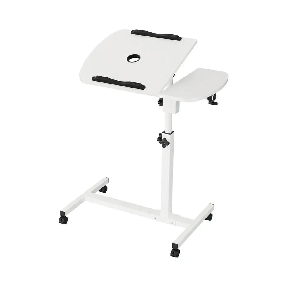 Laptop Desk Table Fan Cooling White 60CM Portable Quiet Adjustable Air Circulator for Home Office Bedroom USB Powered Desktop Cooler