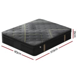 Giselle 35cm King Size Bamboo Pocket Spring Firm Foam Mattress