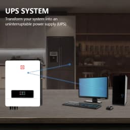Y&H 10.2KW Hybrid Solar Inverter 48V 230V Pure Sine Wave Off Grid On Grid Inverter MPPT 160A Solar Charger for Lithium Battery Home Energy Storage System with BMS WiFi(Optional), Local Warehouse Fast Delivery