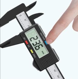Carbon Fiber Digital Caliper Precision Electronic Vernier Micrometer Measuring Tool Digital Ruler