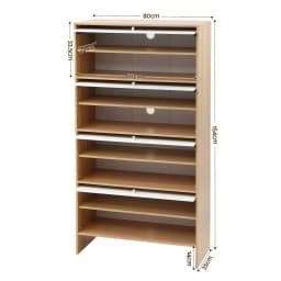 Narrow White Pine Shoe Cabinet Adjustable Shelves Flip Up Door Space Saving Entryway Storage Organizer