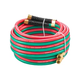 VEVOR Oxygen Acetylene Hose Oxy Acetylene Hose w/ LH/RH B Fittings R Grade Welding Torch Twin Hose w/ 300PSI Working Pressure