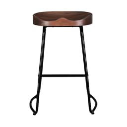 4 Pack Vintage Tractor Seat Bar Stools 65cm Industrial Style Adjustable Metal Counter Chairs