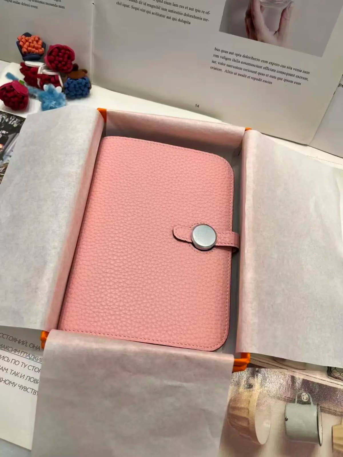 Premium Full Grain Leather Wallet Women Black Pebbled Compact Card Holder Coin Purse French Style Real Leather Snap Closure