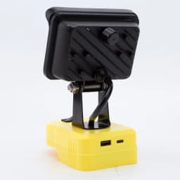 1pcs Portable LED Work Light Compatible with For Ridgid AEG 18V Lithium-ion Battery W/USB Port Outdoor Emergency Lighting for Workshop Camping Cordless Rotatable Single Head Lamp(NO Battery)